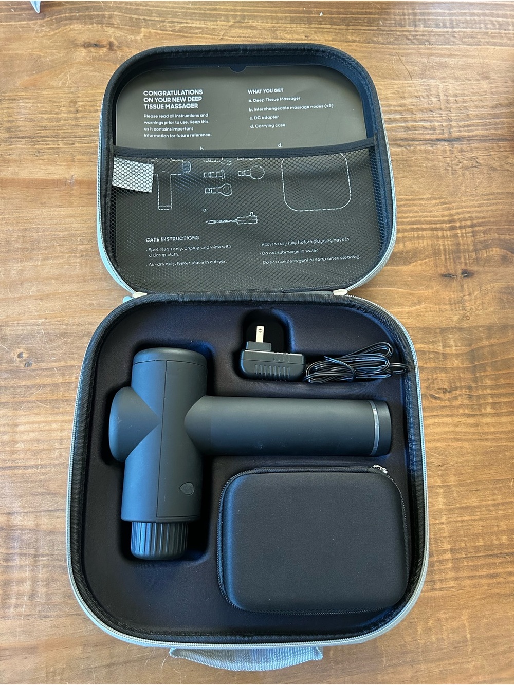 Deep Tissue Massage Gun - Black